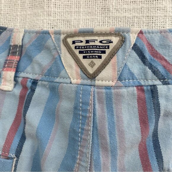 Columbia Super Bonehead Shorts Performance Fishing Gear Madras SZ 14 - Picture 7 of 14